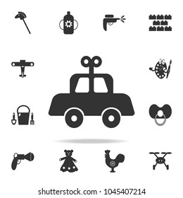 Mechanical Car Baby Toy icon. Detailed set of baby toys icons. Premium quality graphic design. One of the collection icons for websites, web design, mobile app on white background