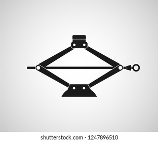 Mechanical car jack icon.