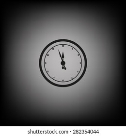 mechanical clock. icon. vector design