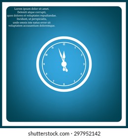 mechanical clock. icon. vector design