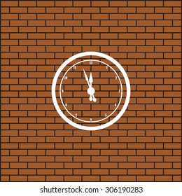 mechanical clock. icon. vector design