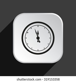 mechanical clock. icon. vector design