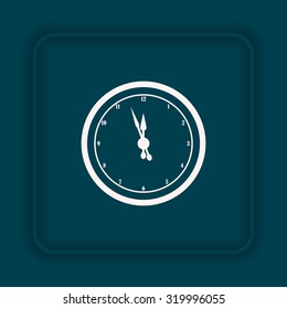 mechanical clock. icon. vector design