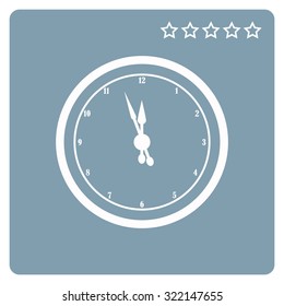 mechanical clock. icon. vector design