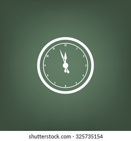 mechanical clock. icon. vector design