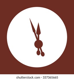 mechanical clock. icon. vector design