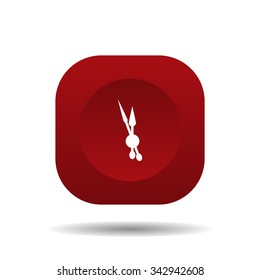 mechanical clock. icon. vector design