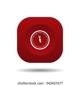 mechanical clock. icon. vector design