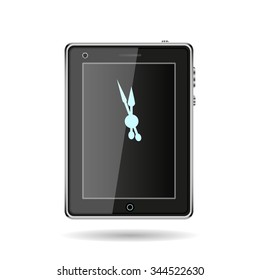 mechanical clock. icon. vector design