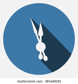 mechanical clock. icon. vector design