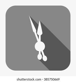 mechanical clock. icon. vector design
