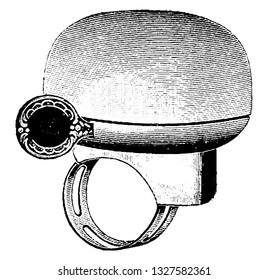 A mechanical device with movable jaws with which an object can be secured to a bench or with which two objects may be secured together, vintage engraved line art illustration. Bicycle Accessories