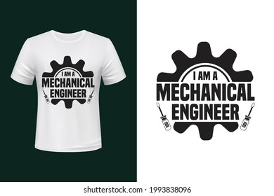 Mechanical engineer vector t shirt design here