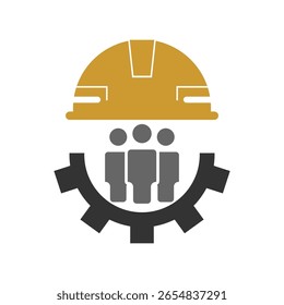 Mechanical Engineering, Engineer Flat Design on white background Vector Illustration