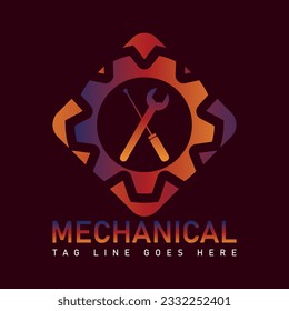 The mechanical engineering logo template features a sleek and modern design that embodies the essence of innovation, precision, and technical expertise. It is meticulously crafted to symbolize.