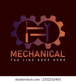 The mechanical engineering logo template features a sleek and modern design that embodies the essence of innovation, precision, and technical expertise. It is meticulously crafted to symbolize.