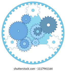 Mechanical Engineering Scheme Gear Train and Planetary Gears