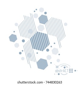 Mechanical engineering technology vector abstract background, cybernetic abstraction with innovative industrial schemes.