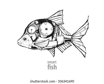 Mechanical fish.