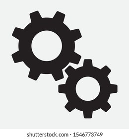 Mechanical Gears Cogwheels Icon, Engineering Cogwheels Clockwork, Gears in Engagement, Industry, Efficiency, Production Sign, Sketch Cogwheel Gear Mechanism, Working Together, Teamwork