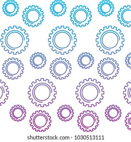 mechanical gears wheel technology pattern