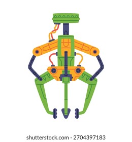 Mechanische Greif-und Greifmaschine Roboter-Werkzeug-Vektorgrafik