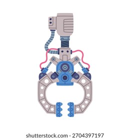 Mechanische Greif-und Greifmaschine Roboter-Werkzeug-Vektorgrafik