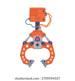 Mechanische Greif-und Greifmaschine Roboter-Werkzeug-Vektorgrafik