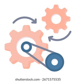 Elemento de icono mecánico para el diseño