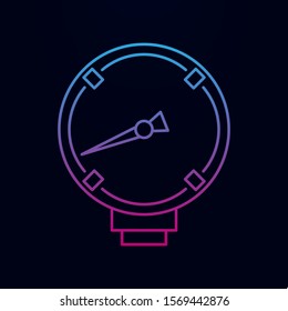 Mechanical index nolan icon. Simple thin line, outline vector of measure icons for ui and ux, website or mobile application