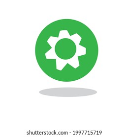 mechanical or industrial vector logo or clipart