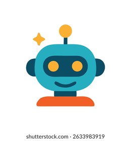 La innovación mecánica brilla en esta sonrisa amigable con los robots. Adecuado para tecnología, innovación, IA, robótica y conceptos futuristas.