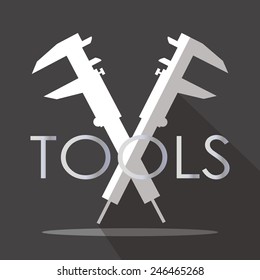 mechanical kit wrench over black color background