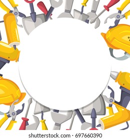 mechanical labor tools background design