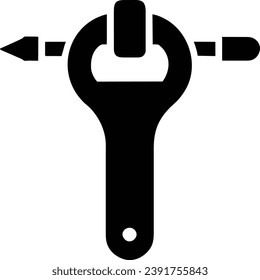 Diseño de símbolos mecánicos de iconos de hombre