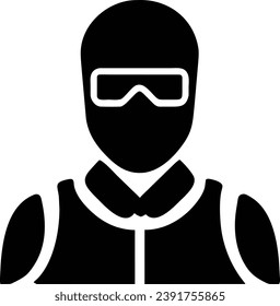 Diseño de símbolos mecánicos de iconos de hombre
