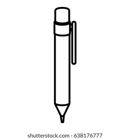 mechanical pencil isolated icon