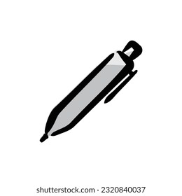 Mechanical pencil - Stationery icon (Hand-drawn line, colored version)