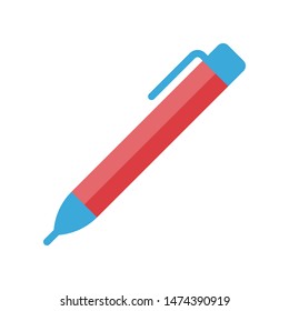 Mechanical pencil vector, Back to school flat design icon