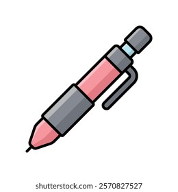 mechanical pencils icon vector design template simple and clean