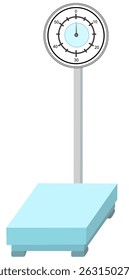 Escala de plataforma mecânica ou escala médica