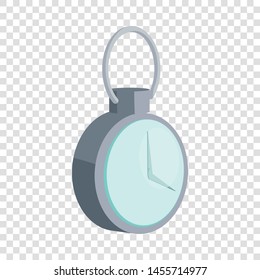 Mechanical pocket watch icon. Cartoon illustration of mechanical pocket watch vector icon for web