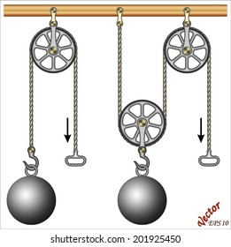  Mechanical Power - Loaded Movable Pulleys