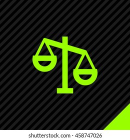 Mechanical scales isolated minimal single flat icon. Balance line vector icon for websites and mobile minimalist flat design. 