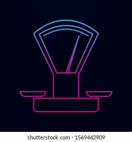 Mechanical scales nolan icon. Simple thin line, outline vector of measure icons for ui and ux, website or mobile application