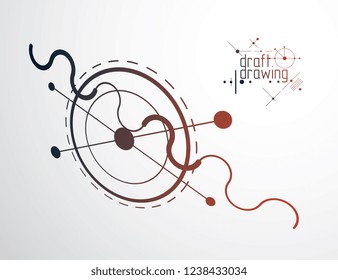 Mechanical scheme  vector