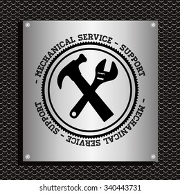 mechanical service design, vector illustration eps10 graphic 