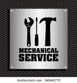 mechanical service design, vector illustration eps10 graphic 