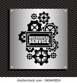 mechanical service design, vector illustration eps10 graphic 