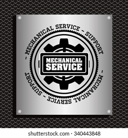 mechanical service design, vector illustration eps10 graphic 